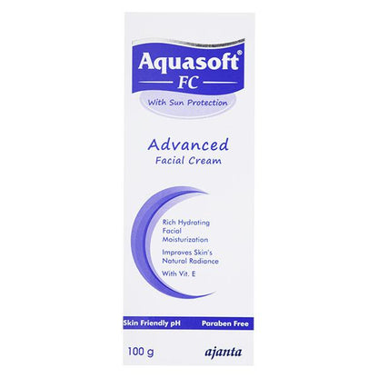 Aquasoft FC Advanced Facial Paraben Free Moisturizer Cream 100gm - Global Surgicals