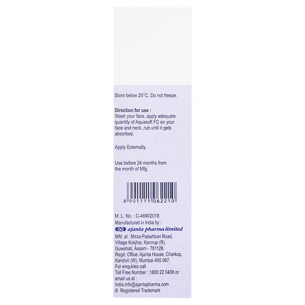 Aquasoft FC Advanced Facial Paraben Free Moisturizer Cream 100gm - Global Surgicals