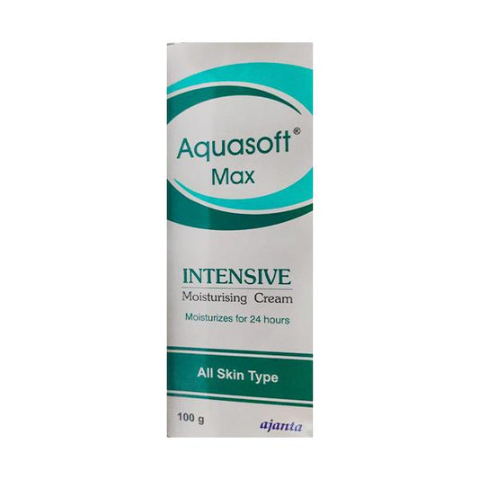 AQUASOFT MAX NEW INTENSIVE MOISTURISING Cream 100gm - Global Surgicals