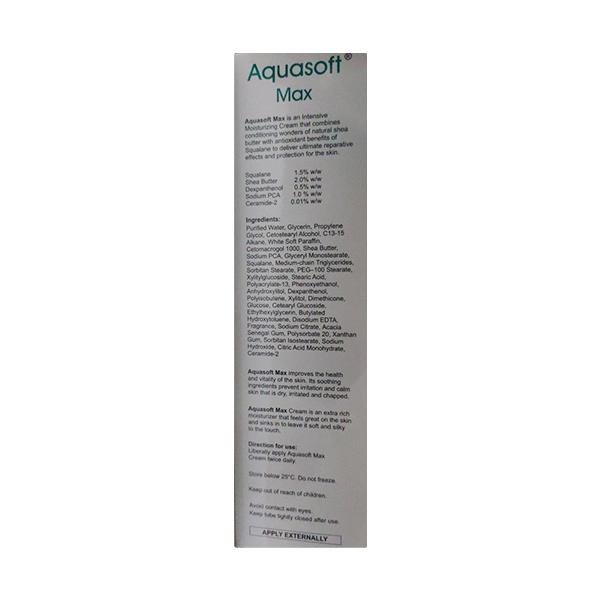 AQUASOFT MAX NEW INTENSIVE MOISTURISING Cream 100gm - Global Surgicals