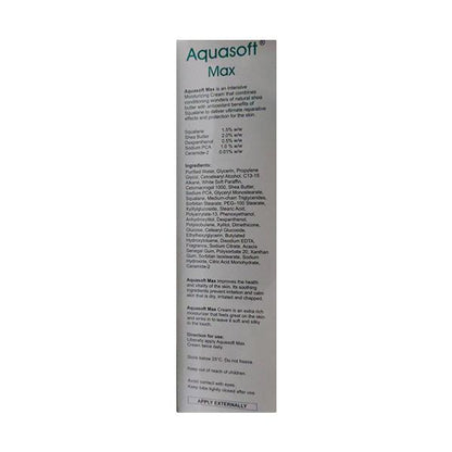 AQUASOFT MAX NEW INTENSIVE MOISTURISING Cream 100gm - Global Surgicals