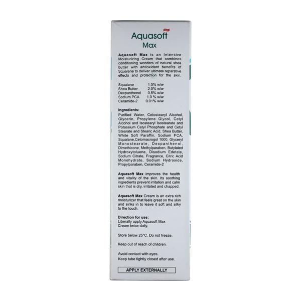 AQUASOFT MAX NEW INTENSIVE MOISTURISING Cream 150gm - Global Surgicals