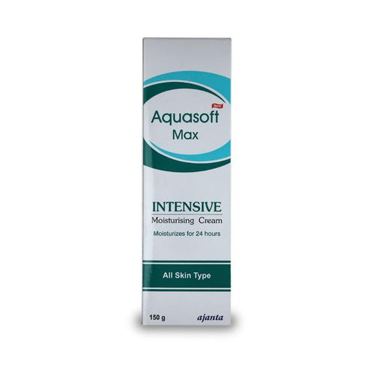 AQUASOFT MAX NEW INTENSIVE MOISTURISING Cream 150gm - Global Surgicals