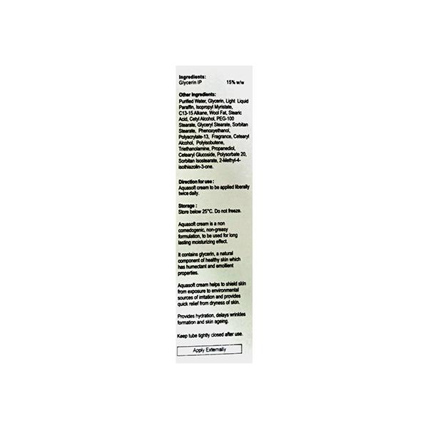 Aquasoft Moisturising Cream 100gm - Global Surgicals