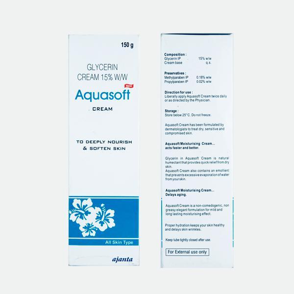 Aquasoft NEW Cream 150gm - Global Surgicals