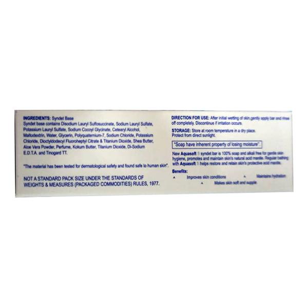AQUASOFT S Syndet Bar 75gm - Global Surgicals