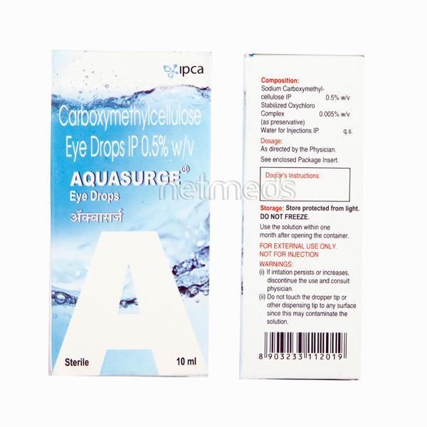 Aquasurge Eye Drops 10ml - Global Surgicals