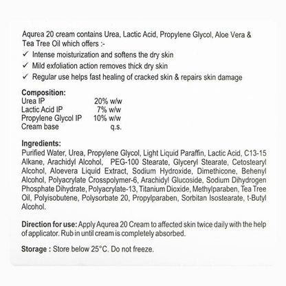AQUREA 20 Cream 100gm - Global Surgicals