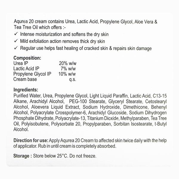 AQUREA 20 Cream 100gm - Global Surgicals