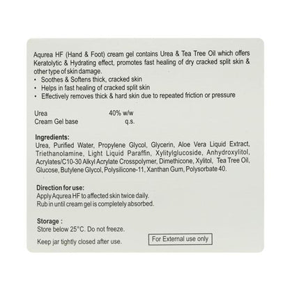 AQUREA HF Cream Gel 100gm - Global Surgicals