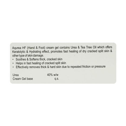 AQUREA HF Cream Gel 100gm - Global Surgicals