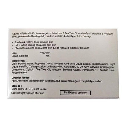 AQUREA HF Cream Gel 50gm - Global Surgicals