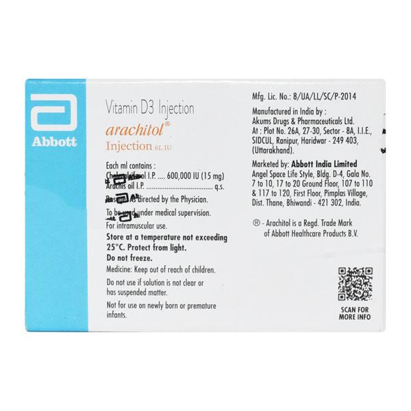 Arachitol 6Lac Injection 6X1Ml - Global Surgicals