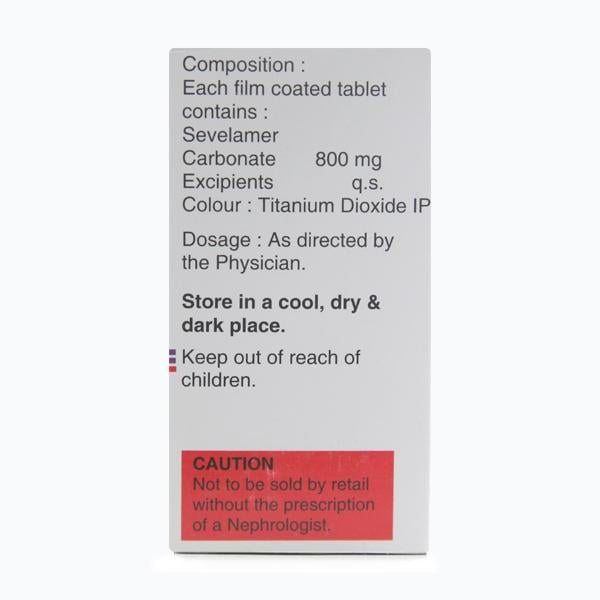 Sevcar 800mg Tablet 10'S