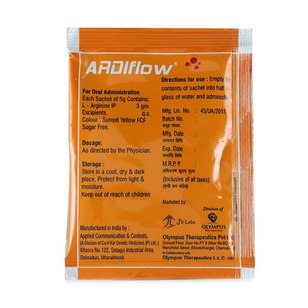 ARDIFLOW Sugar Free Orange Flavour Sachet 5gm - Global Surgicals