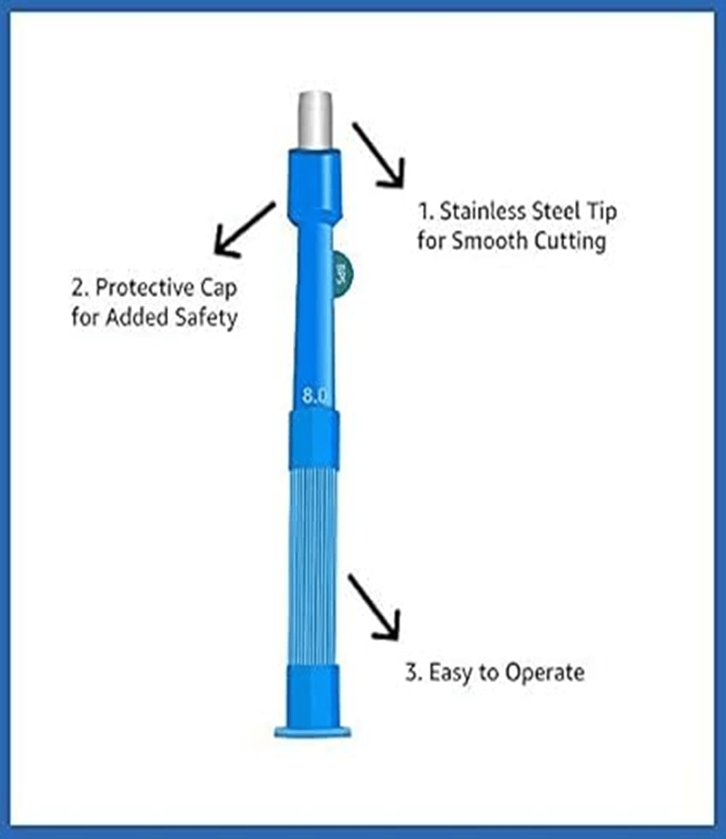 Arete Skin Biopsy Punch - Global Surgicals