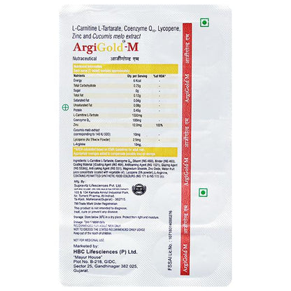 ARGIGOLD M Tablet 10's - Global Surgicals