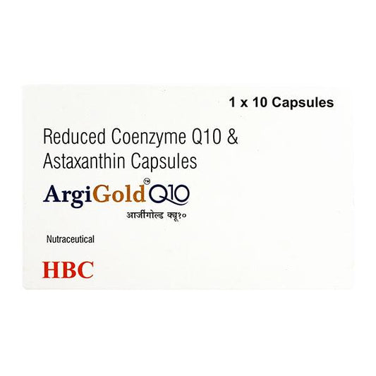 ARGIGOLD Q 10 Capsule 10's - Global Surgicals