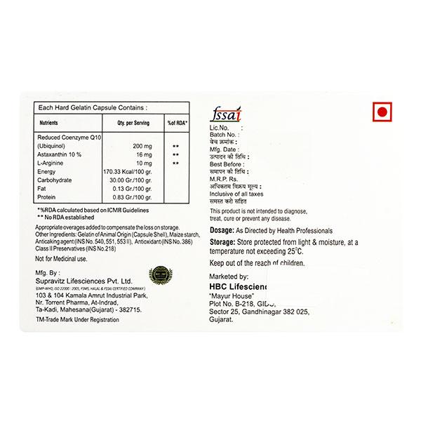 ARGIGOLD Q 10 Capsule 10's - Global Surgicals