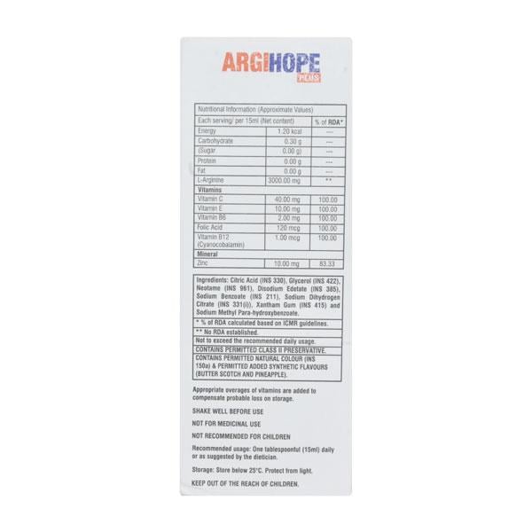 Argihope Plus Liquid 90ml - Global Surgicals