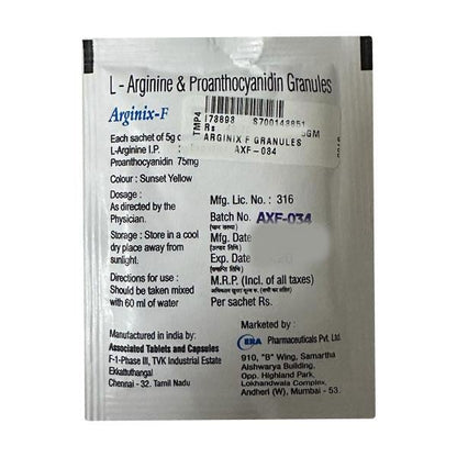 ARGINIX F Sugar Free Orange Flavour Granule 5gm - Global Surgicals