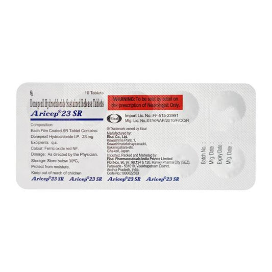 Aricep 23 SR Tablet 10'S - Global Surgicals