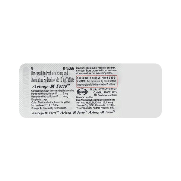 ARICEP M FORTE Tablet 10's - Global Surgicals