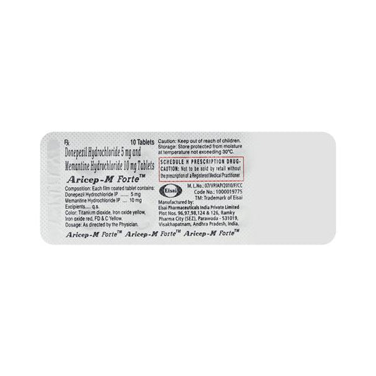 ARICEP M FORTE Tablet 10's - Global Surgicals