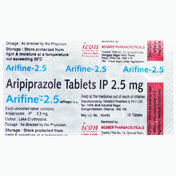 Arifine 2.5mg Tablet 10'S - Global Surgicals