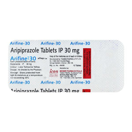 Arifine 30mg Tablet 10'S - Global Surgicals