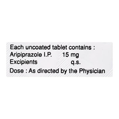 Arip MT 15mg Tablet 15'S - Global Surgicals
