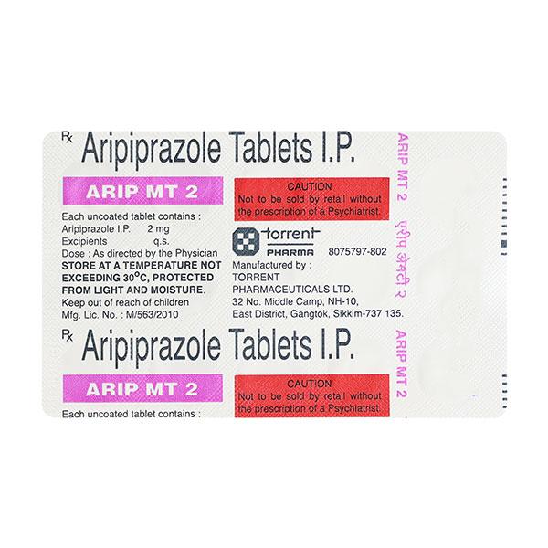 ARIP MT 2 Tablet 15's - Global Surgicals