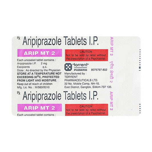 ARIP MT 2 Tablet 15's - Global Surgicals