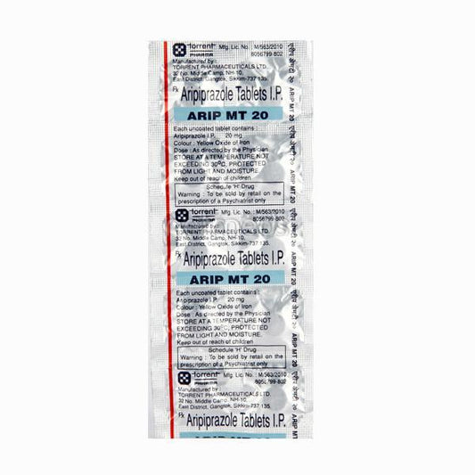 Arip MT 20mg Tablet 10'S - Global Surgicals