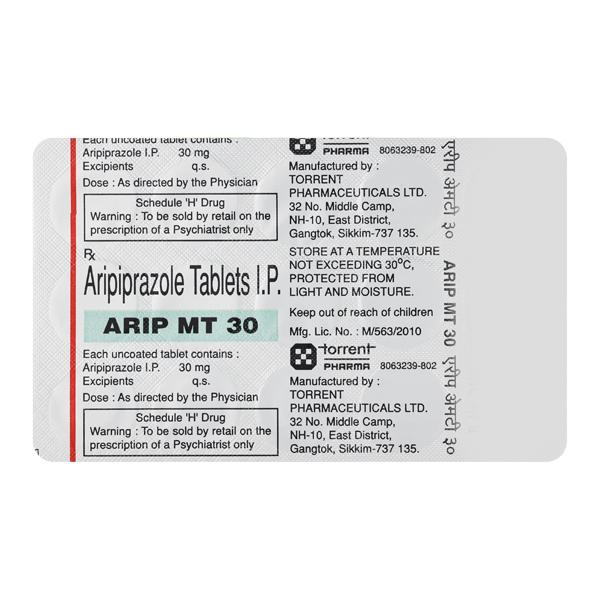 Arip MT 30mg Tablet 15'S - Global Surgicals