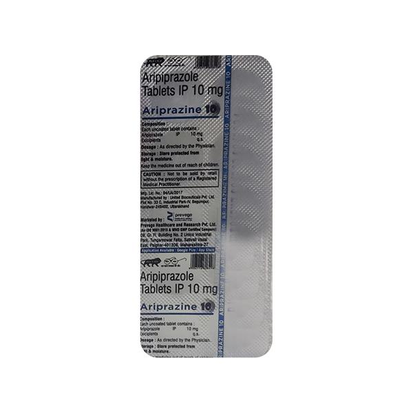 ARIPRAZINE 10 Tablet 10's - Global Surgicals