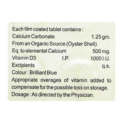 Arkacal D3 Tablet 10'S - Global Surgicals