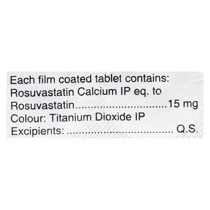 Arvast 15mg Tablet 10'S - Global Surgicals