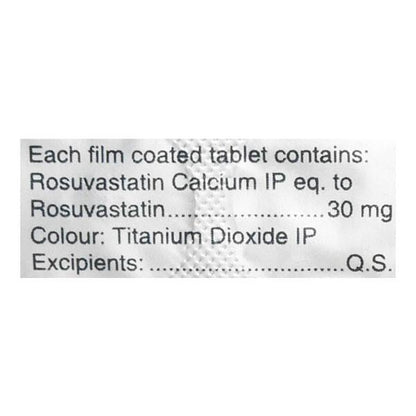 Arvast 30mg Tablet 10'S - Global Surgicals