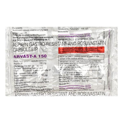 Arvast A 150mg Capsule 10'S - Global Surgicals