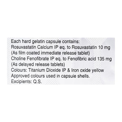 Arvast CF 10mg Capsule 10'S - Global Surgicals