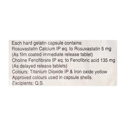 Arvast CF 5mg Capsule 10'S - Global Surgicals
