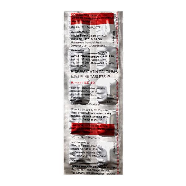 ARVAST EZ 10 Tablet 10's - Global Surgicals