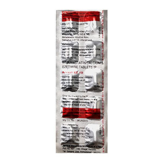 ARVAST EZ 10 Tablet 10's - Global Surgicals
