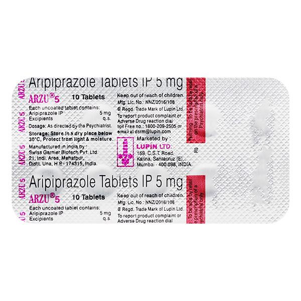 ARZU 5mg Tablet 10's - Global Surgicals