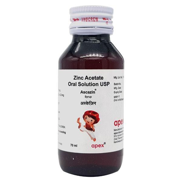 Ascazin Syrup 70ml - Global Surgicals