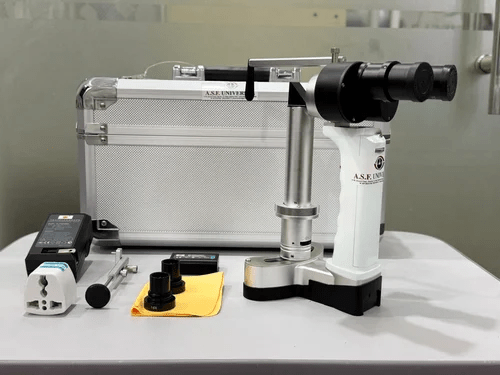 Asf Hand Held Slit Lamp Two Step Portable - Global Surgicals