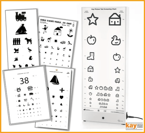 Asf Kay Picture Test Paediatric Vision Tests - Global Surgicals