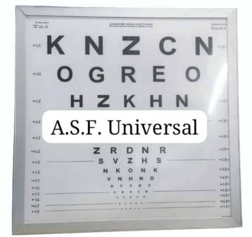 Asf Logmar Led English Chart - Global Surgicals