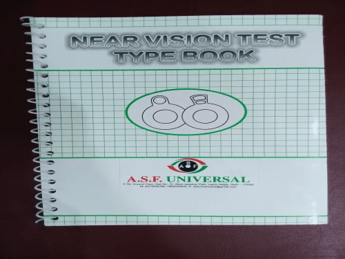 Asf Near Vision Test Book - Global Surgicals
